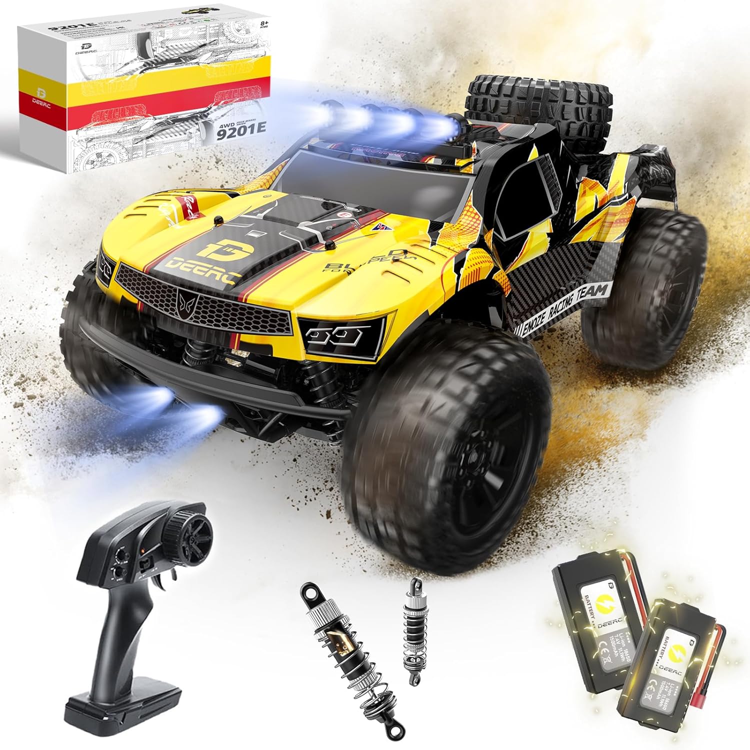 Rc Hobby Grade - DEERC 9201E 1:10 Large Remote Control