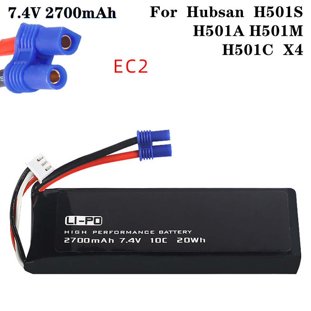 Rc And Hobby - 7.4V 2700mAh 10C Original Battery for