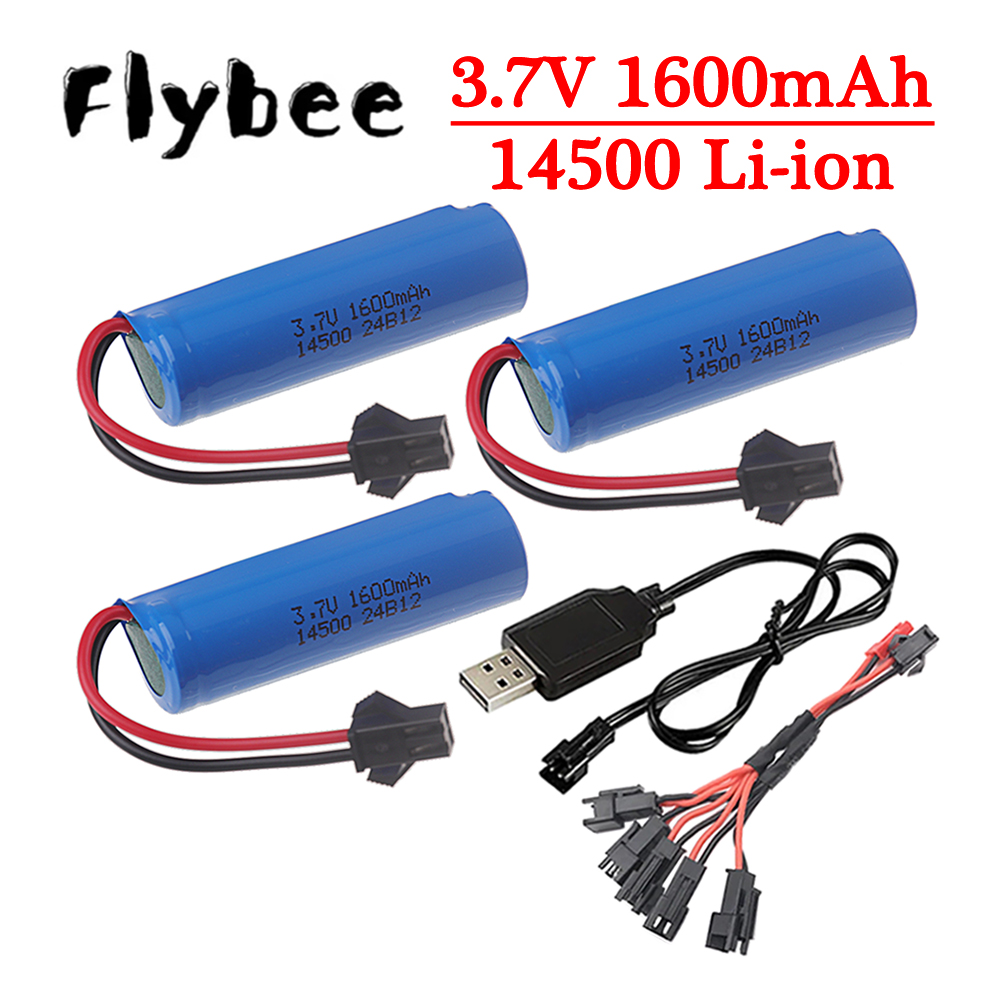 Rc And Hobby - Original 3.7v 14500 1600mAh Lipo battery