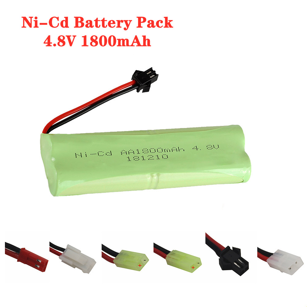 Rc Hobby Model - 4.8v 1800mah Battery NiCd AA 4.8V