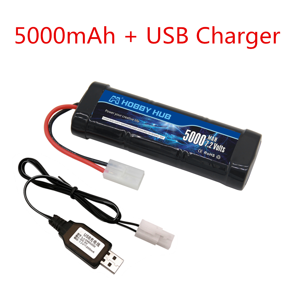 7.2V 5000mAh Ni-MH Battery Pac - огляд і ціна Rc And Hobby