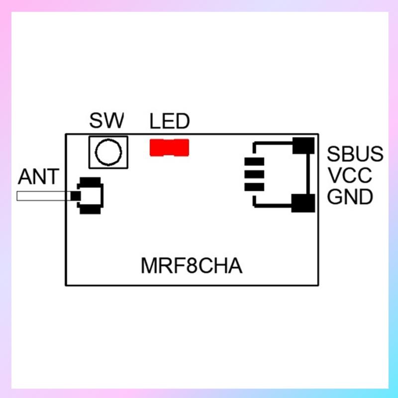 T23C MRF8CHA 2.4G AGF For Frsk - огляд і ціна Receiver Sbus 8Ch