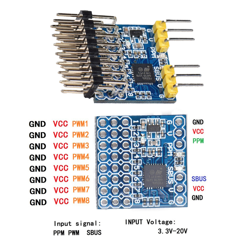 SPP-SBUS 8CH SPP Converter 15A - огляд і ціна Receiver Sbus 8Ch