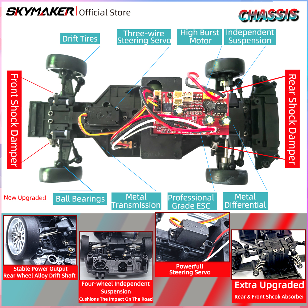 Skymaker 1/18 RC Drift Car LDR - огляд і ціна Rc Hobby Workbench