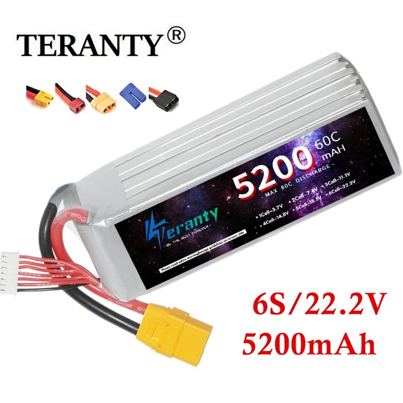 TERANTY 6S 5200mAh Lipo Batter - огляд і ціна Rc Hobby Model