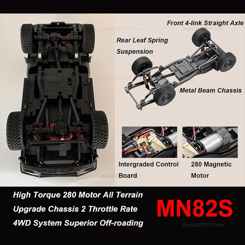 MN82 MN82S RC Crawler Truck 1/ - огляд і ціна Rc Hobby Workbench