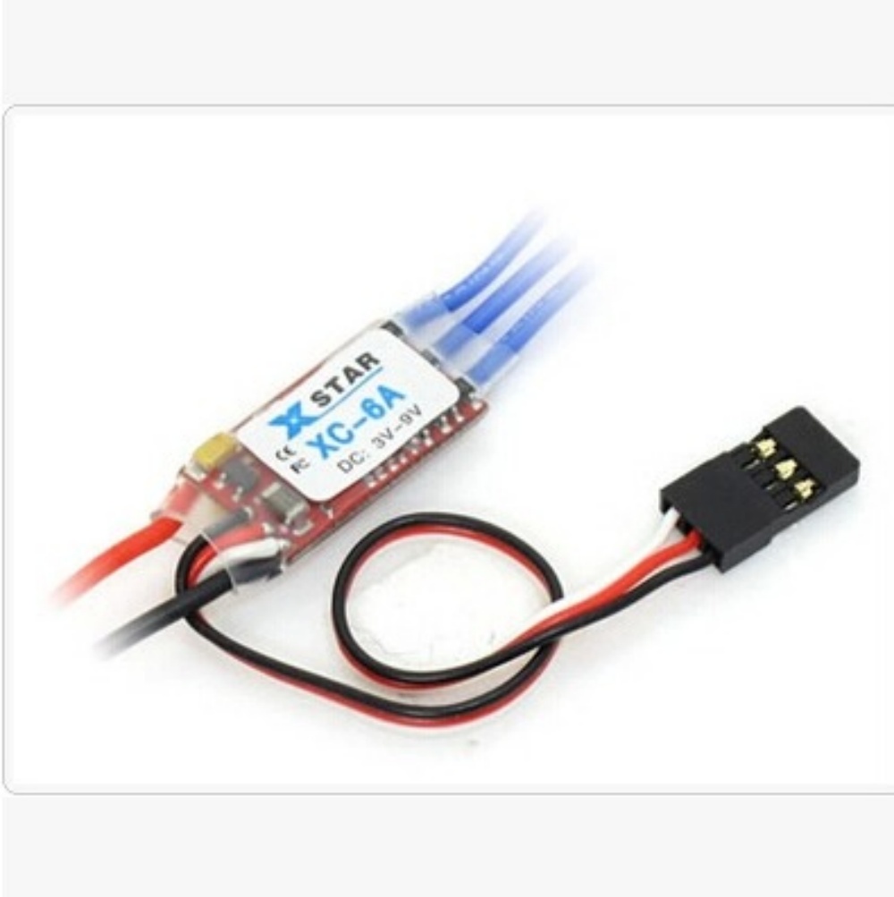 FATJAY XC-6A Brushless ESC 6A  - огляд і ціна Rc And Hobby